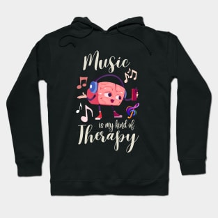 Global Aphasia Day Awareness Music Keeps My Brain Active Elderly Music Retirement Hoodie